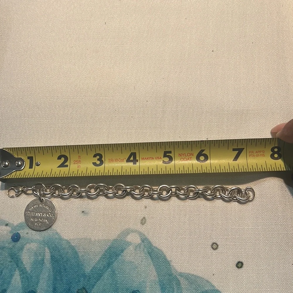 Tiffany & Co. Silver Link Charm Bracelet - Picture 4 of 4
